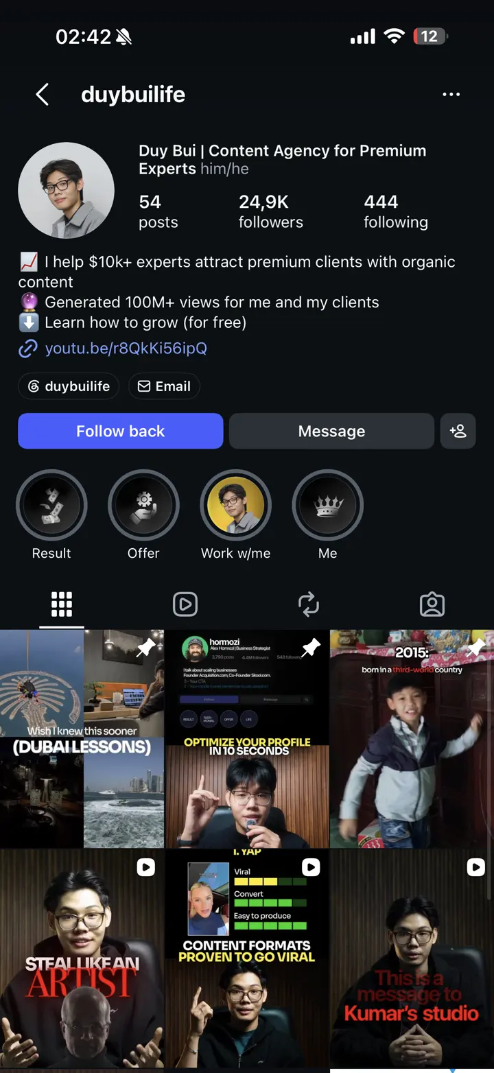 Duy account recovered